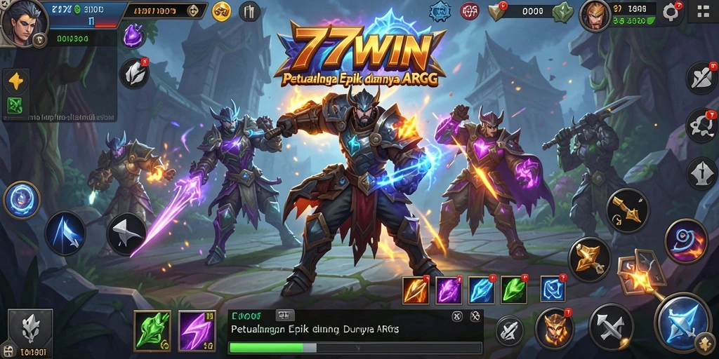 Screenshot gameplay <strong>777WIN</strong> dengan aksi petualangan seru di dunia ARPG.