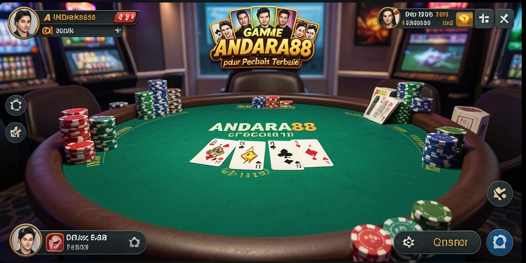 Tampilan gameplay Poker menarik di ANDARA88 yang menghibur.