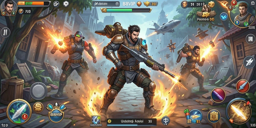 Tampilan gameplay B8VIP yang mendebarkan dan penuh aksi.