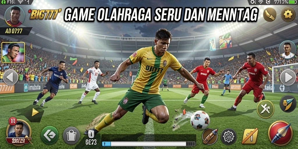 Tampilan grafis menakjubkan dalam gameplay BIG777.