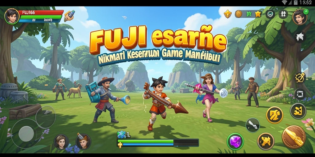 Tampilan gameplay seru dan menyenangkan di FUJI66.