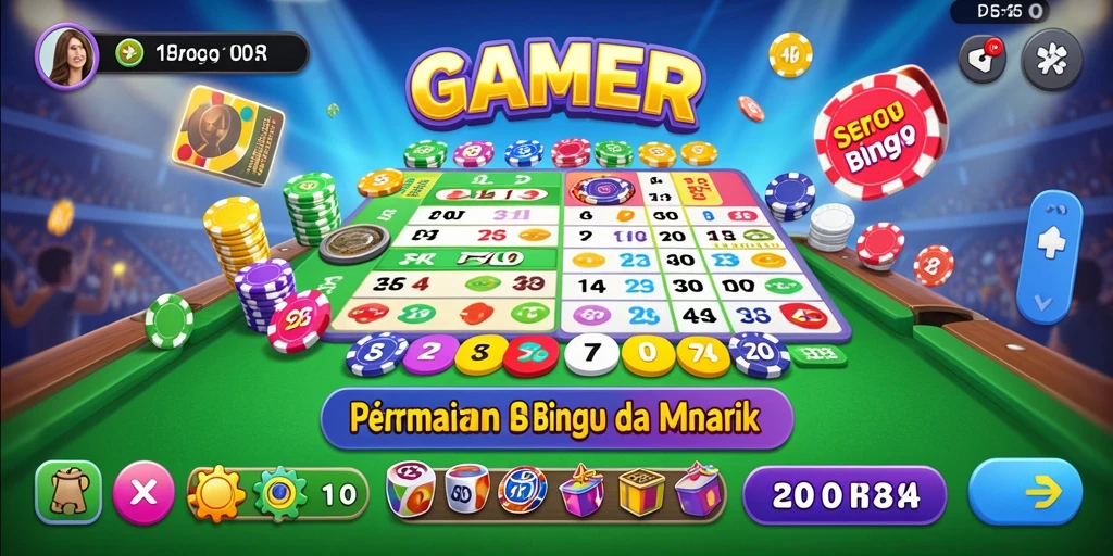 Screenshot utama GAMERP menampilkan gameplay bingo yang seru.