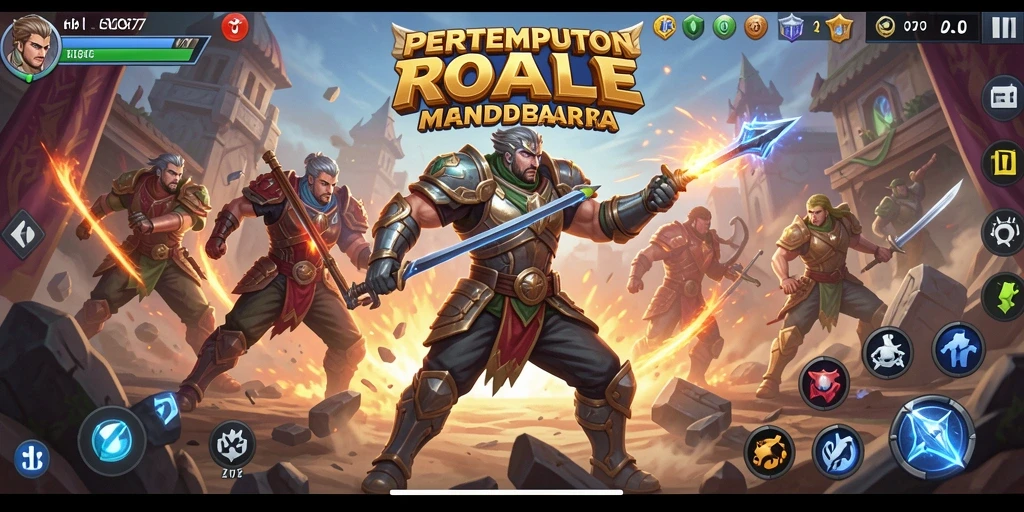 Gameplay HUGO77 yang intens dan penuh aksi di medan perang.