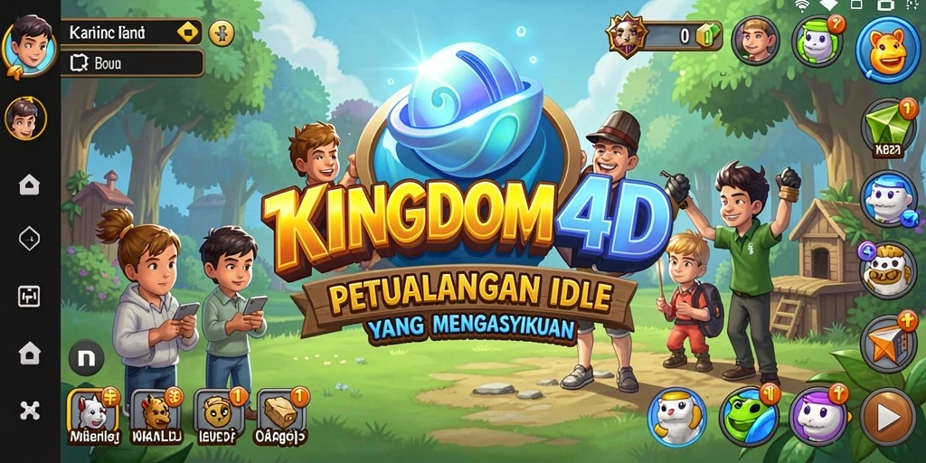 Tampilan gameplay <strong>KINGDOM4D</strong> menunjukkan aksi seru saat mengalahkan musuh.