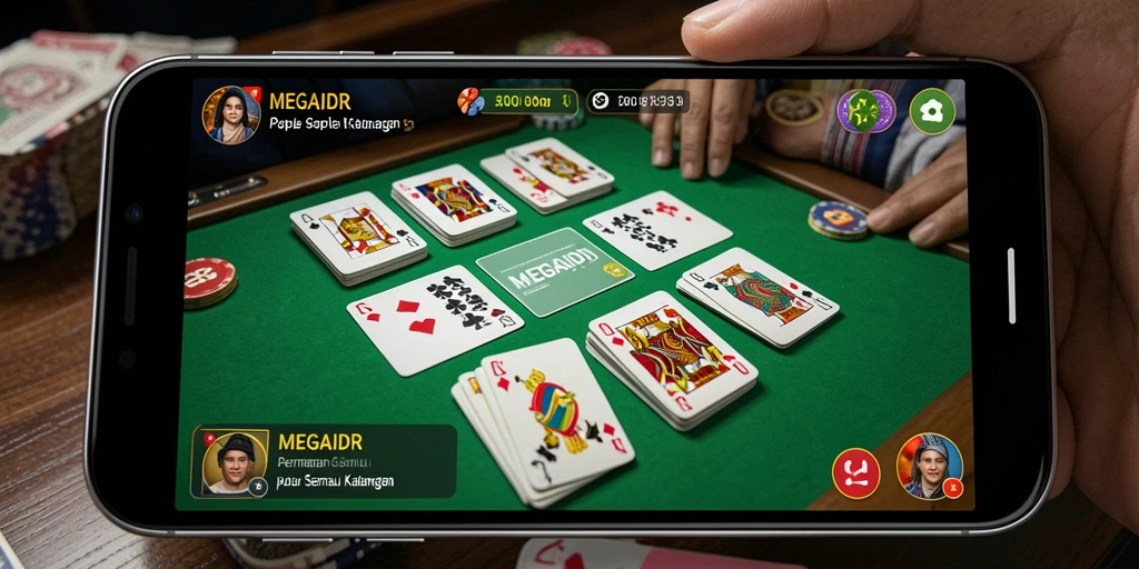 Tampilan gameplay seru dari MEGAIDR dengan pemain yang berinteraksi.
