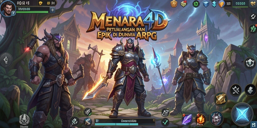 Tangkapan layar menampilkan aksi seru dalam MENARA4D.