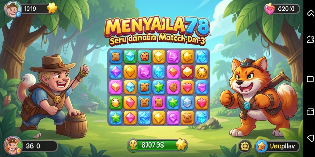 Gameplay color match yang menegangkan dan seru.