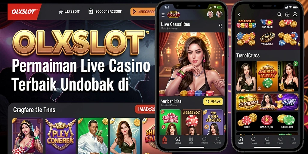 Tampilan gameplay Live Casino yang mendebarkan di OLXSLOT.
