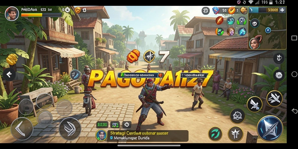 Tampilan gameplay strategi yang mendebarkan di PAGODA127.