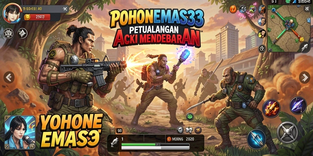 Tampilan menarik dari gameplay menegangkan POHONEMAS33.