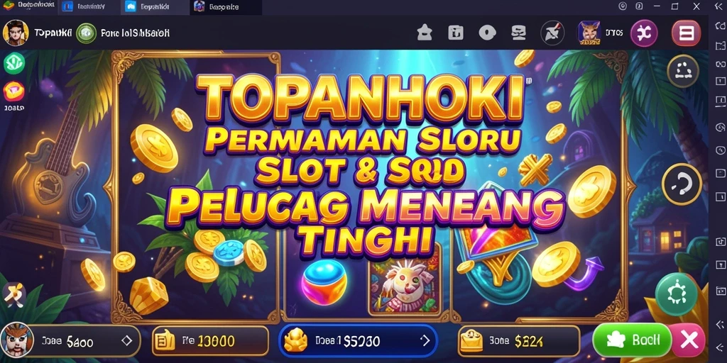 Screenshot gameplay TOPANHOKI yang menunjukkan keseruan permainan Slot.
