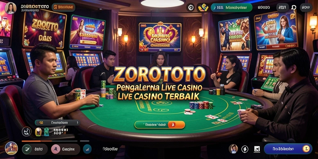Tampilan gameplay ZOROTOTO yang mengasyikkan di Live Casino.
